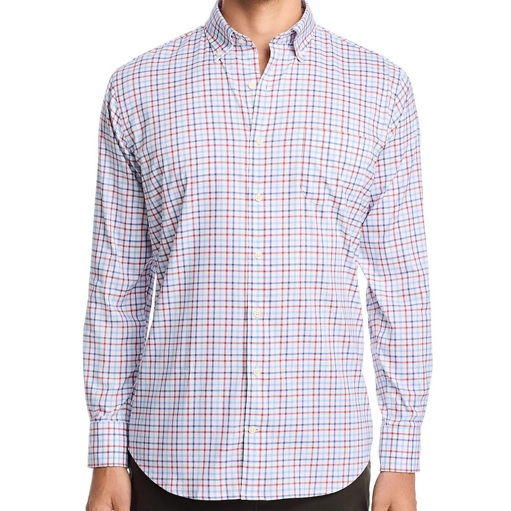Peter Millar  Calgary Crown Lite Shirt Burnt Orange - Sz M - NWOT